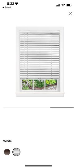 Set Of 5 New Venetian Blinds In Box 23”x64” White