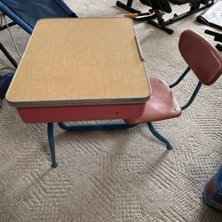 Vintage School Desk