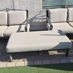 $1000  ARIZONA IRON BIG COUCHES AND OTTOMAN CUSHIONS ARE INCLUDED IF YOU WANT THEM 