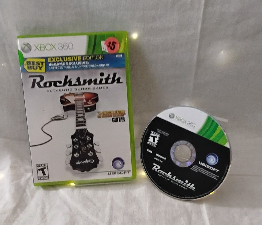 Rocksmith Authentic Guitar Games Xbox 360 (2011)
