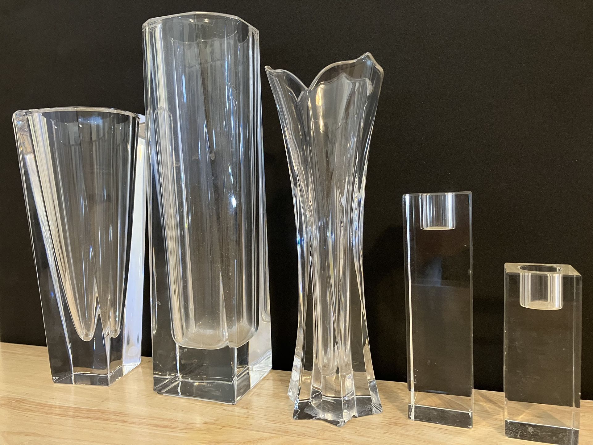 Orrefors Antique Crystal Glass Pieces