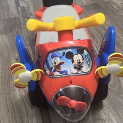 Kiddieland Animated Lights Mickey Activity Plane