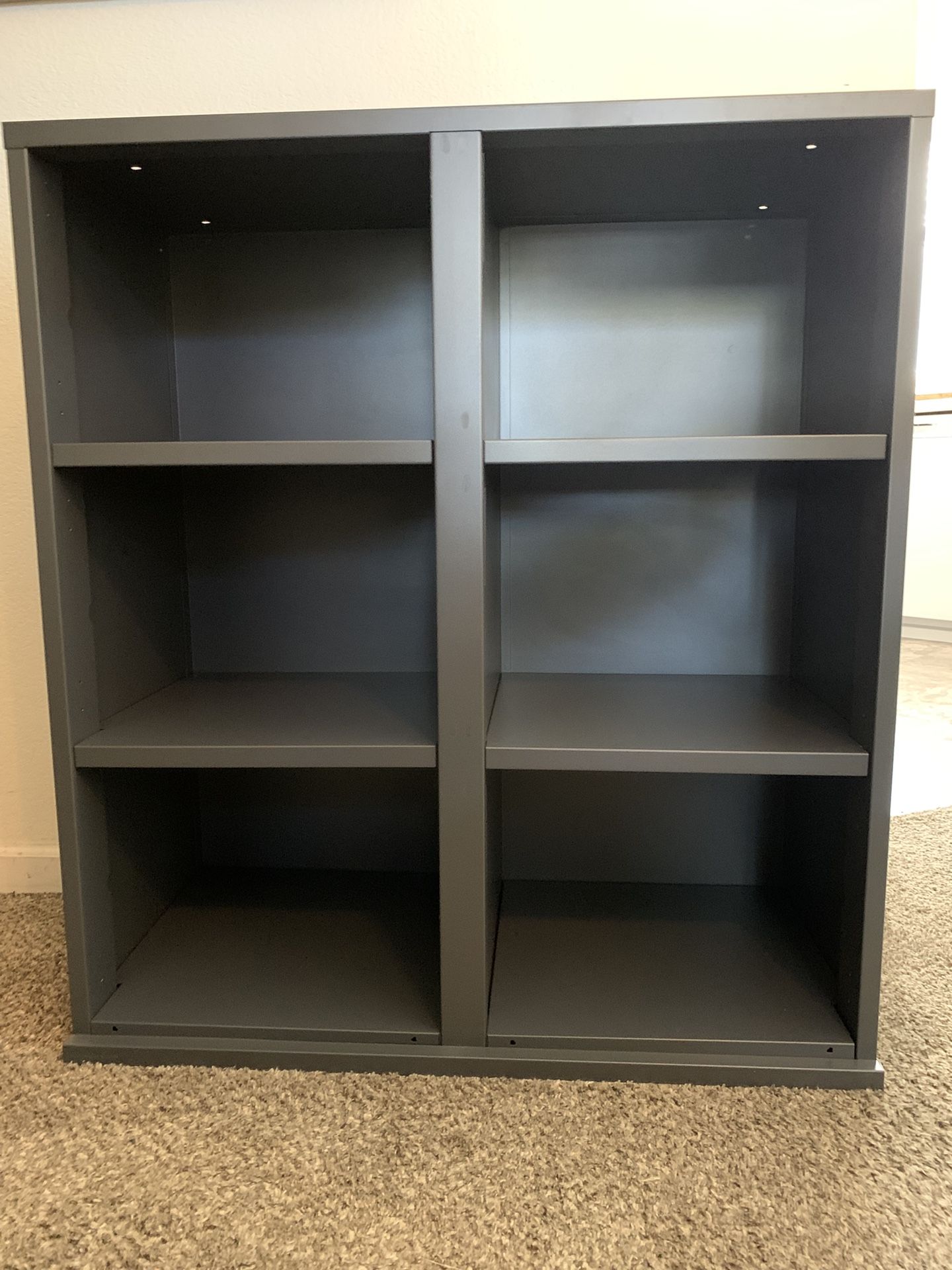6 Cubby Storage Shelving Units, Heavy Duty, Metal,  40” x 18” x 36”