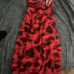 Red BAPE Hoodie READ DESC.