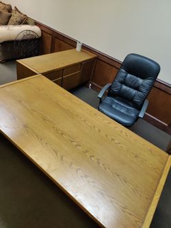 Desk, cabinet & Chair