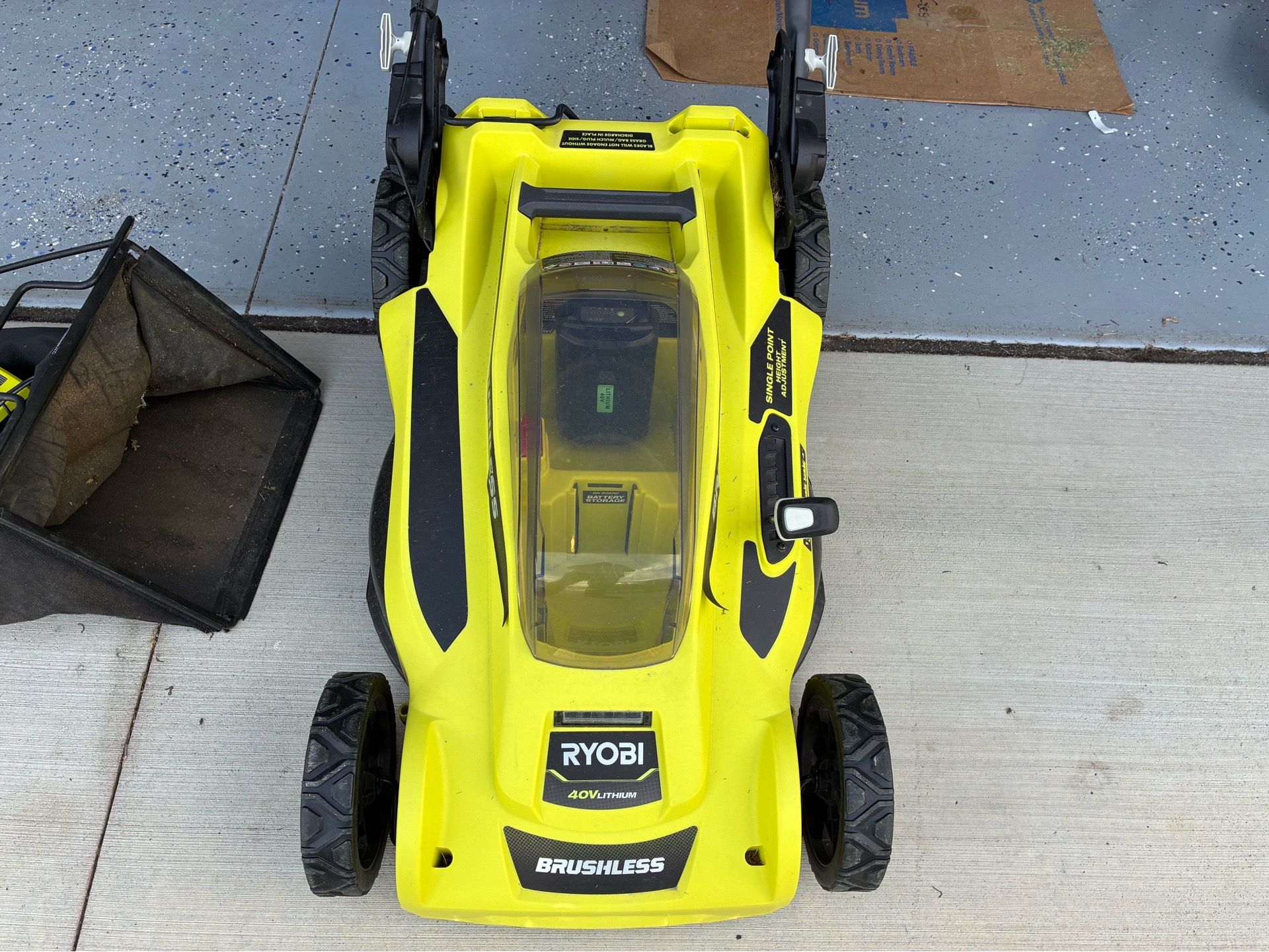Ryobi 20in Brushless Electric Lawn Mower