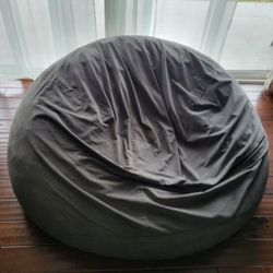 Cozy Bean Bag Chair _dark Grey
