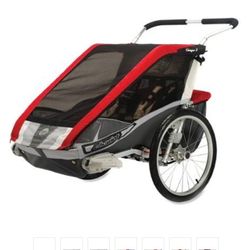 Thule Chariot, Bike Trailer Stroller Cougar 2, Red