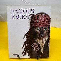 Famous Faces Hardcover Book Animal Celebrity Portraits Pop Culture Art Very Good