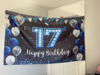 17th birthday backdrop