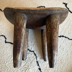 Authentic Large Senufo Stool – Hand-Carved African Tribal Seat