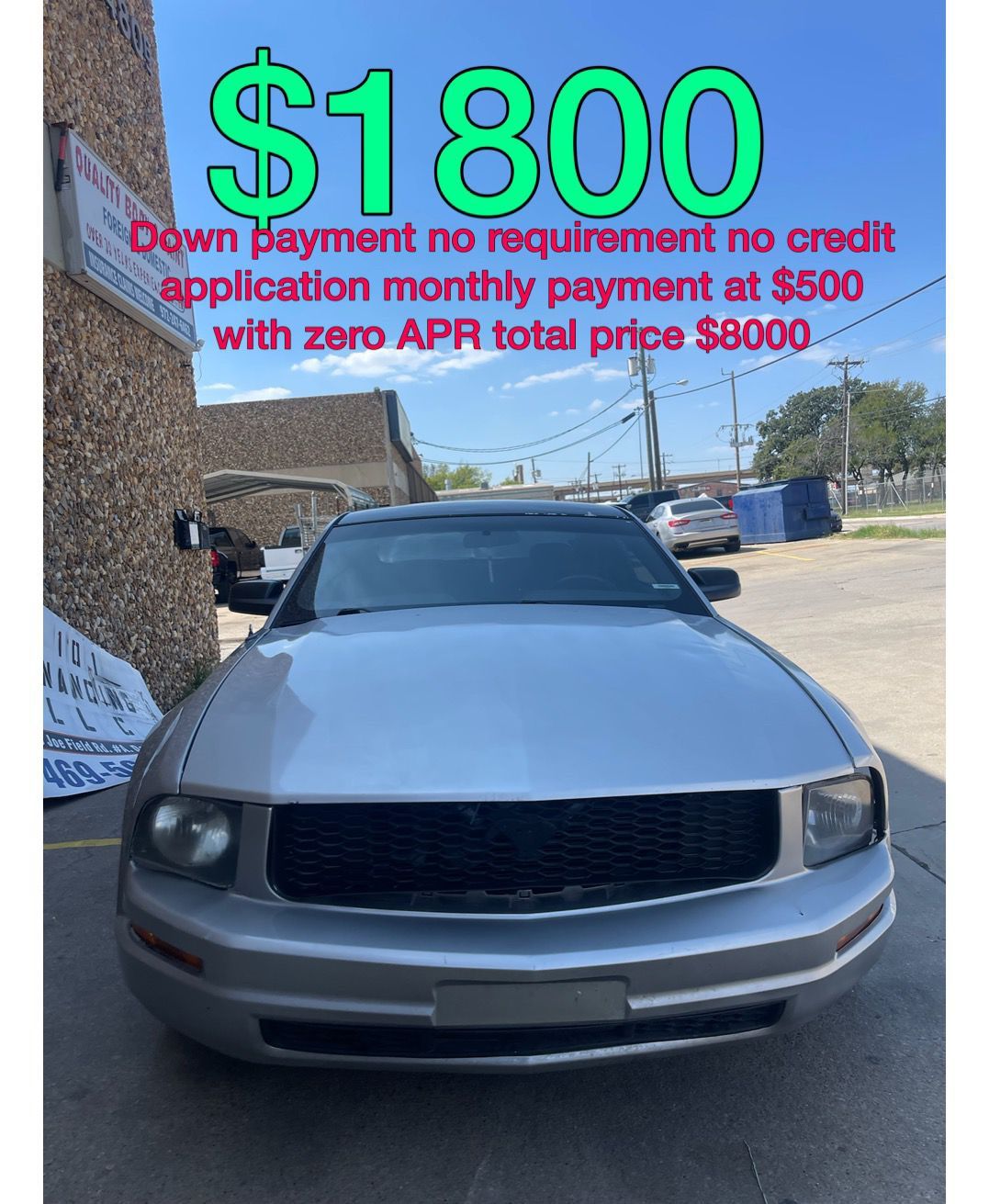 2010 Ford Mustang No Credit Check No Requirements 