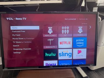 32 inch TCL Roku Smart TV Flat Screen