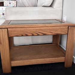 Oak Wood Coffee Table 