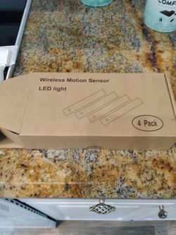Wireless Motion Sensor LED Lights 4 Pack