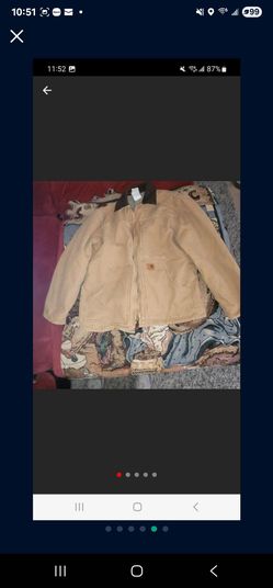 Carhartt jacket lined size xl mens great shape