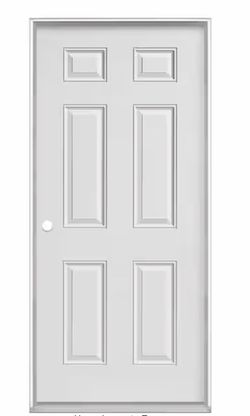 NEW Masonite 36” x 80” Steel Exterior Entry Door