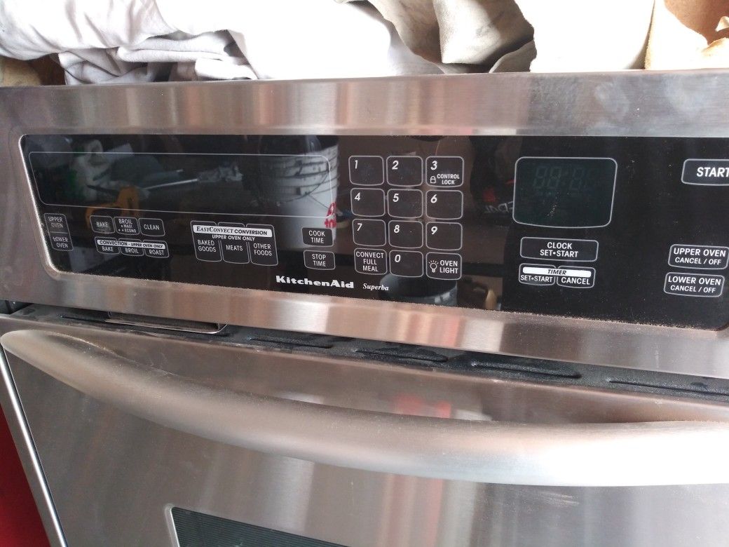 Double Electric Oven kitchenAid