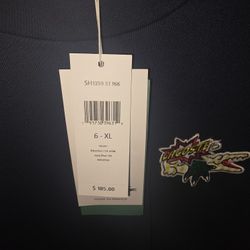 LACOSTE Crew Neck Sweatshirt Navy