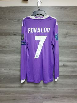 Cristiano Ronaldo 2016/17 Away Real Madrid Long sleeve jersey