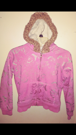 1989 PLACE/Premiun Pink Sweater for Girls Size 10/12