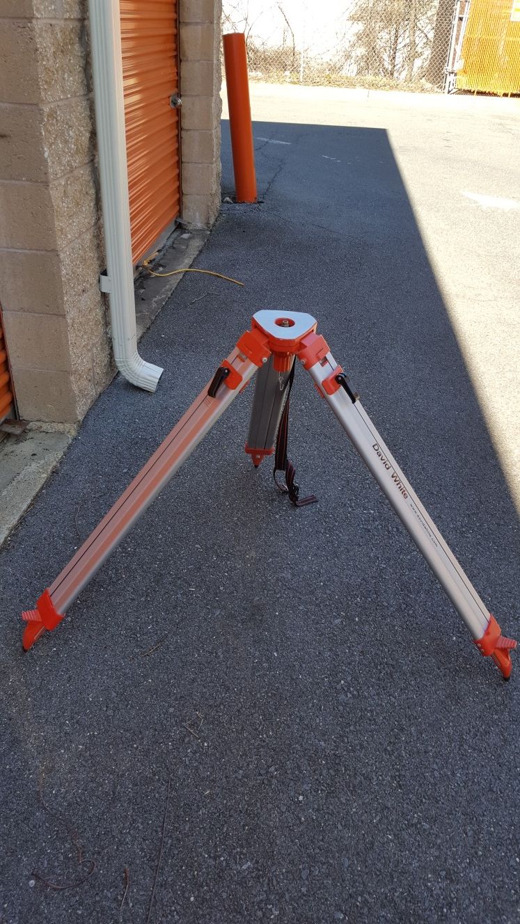 David White Industrial Construction Survey Surveying Equipment Tripod