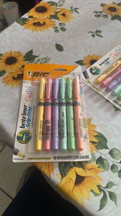 Bic pastel highlighters