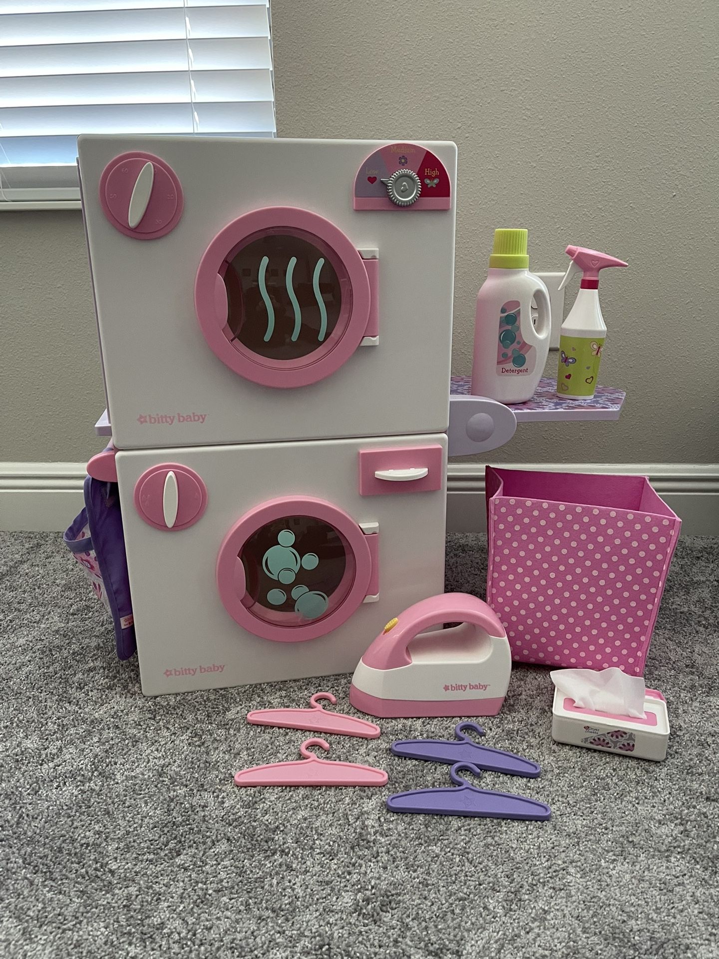American Girl Bitty Baby washer & dryer set Like New 