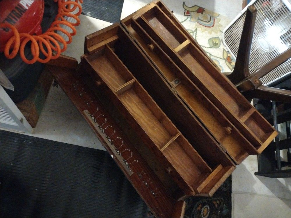 Vintage Handmade Tool Box Fantastic