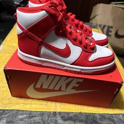 Nike University Red Dunk