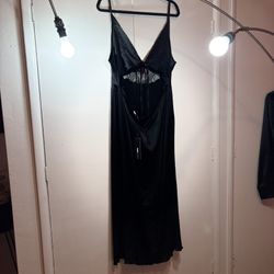 Fashion Nova Maya, Satin Midi Dress Size 1X