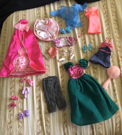 Barbie clothes and shoes obo