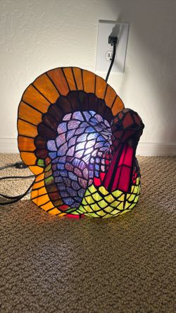 Vintage Turkey Stained Glass Light