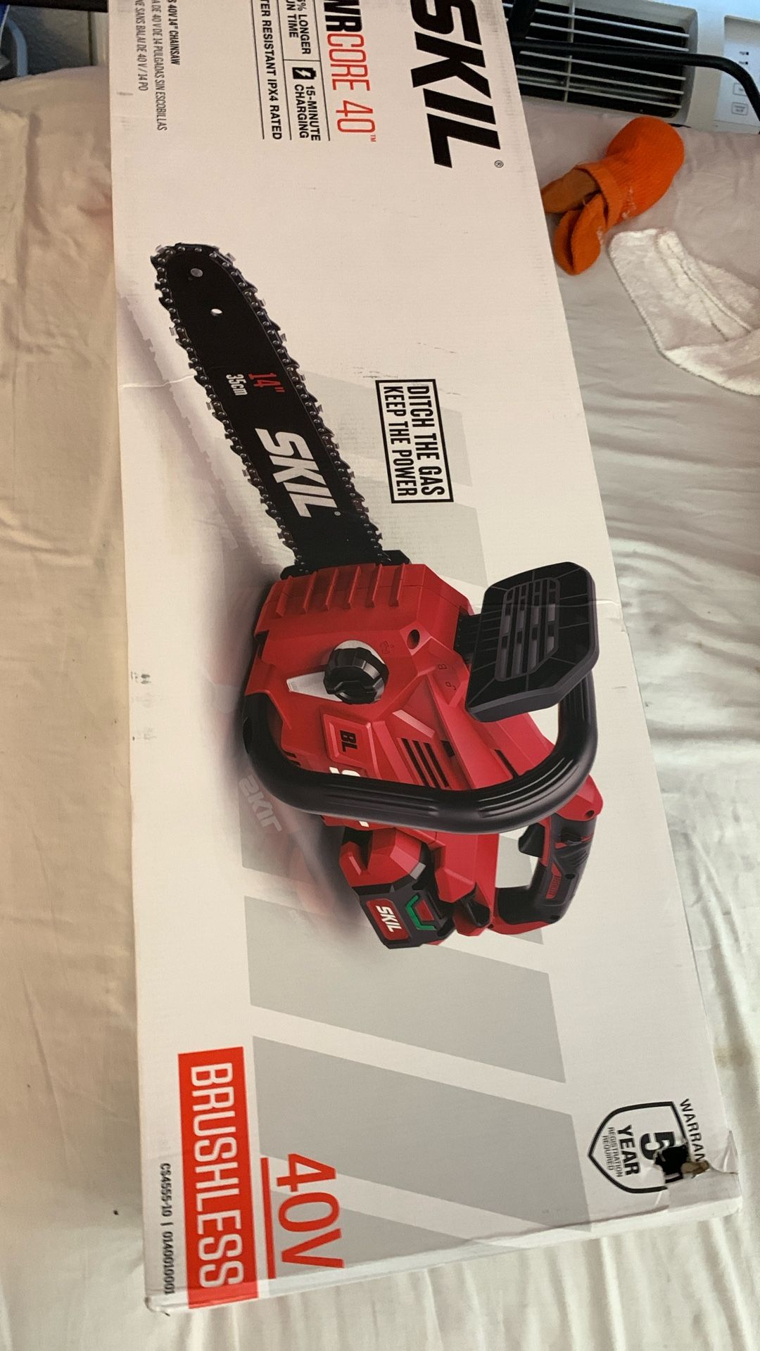 Skil Pwrcore 40 Brushless Chainsaw 40v 14”