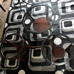 Glass Table Set 