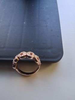 GIRLS TINY RING ROSE COPPER /GOLD COLOR
