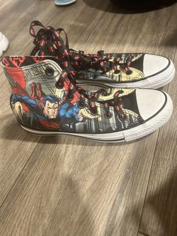Super Man Converts High Tops 