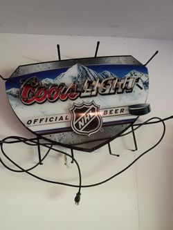 Coors Neon light sign