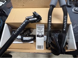 Redshift Switch Aero System - Quick-Release Clip-On Aerobars/Dual-Position Seatpost - Carbon Extensions - L-Bend