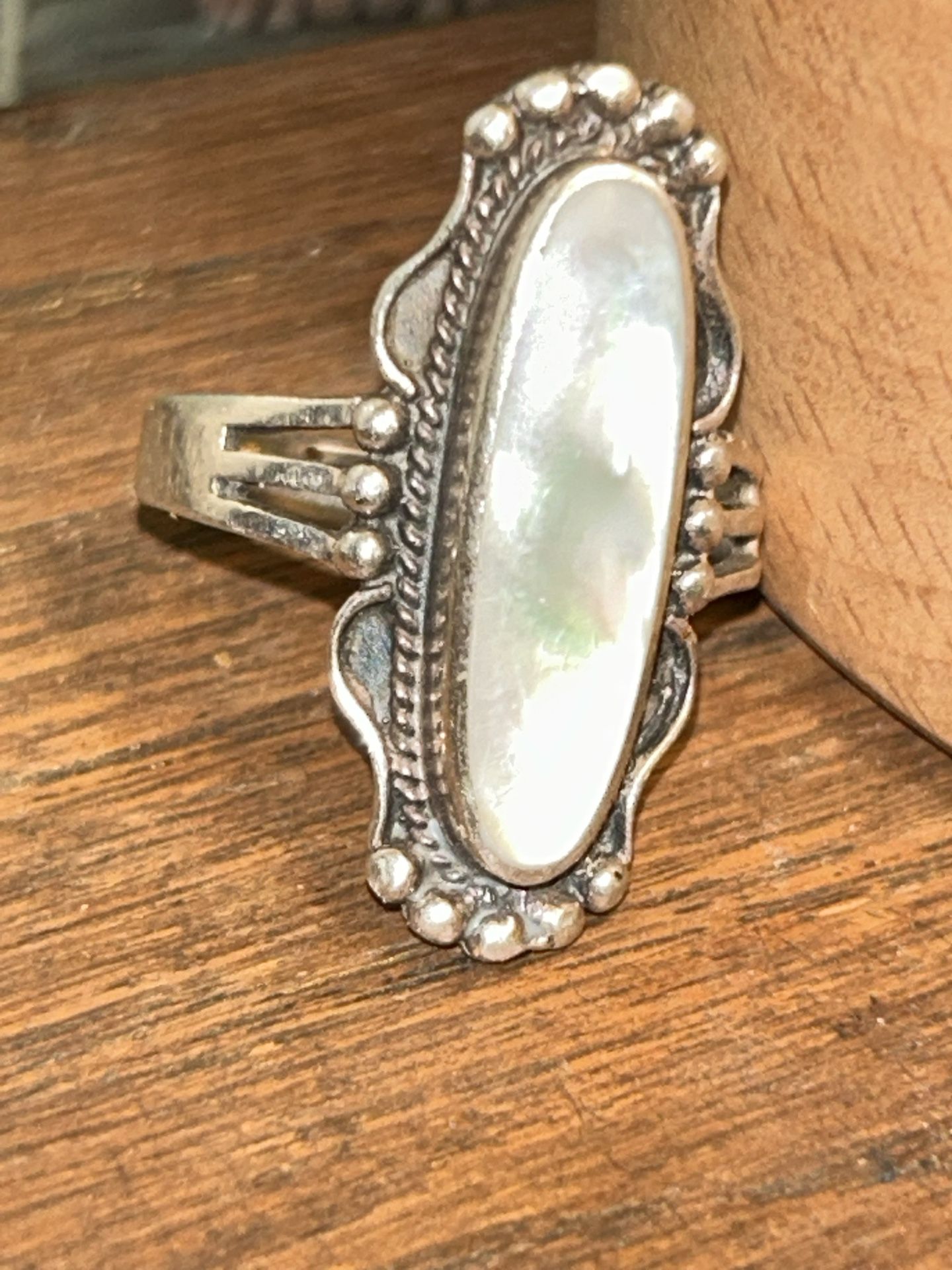 Size 7 vintage Navajo abalone ring