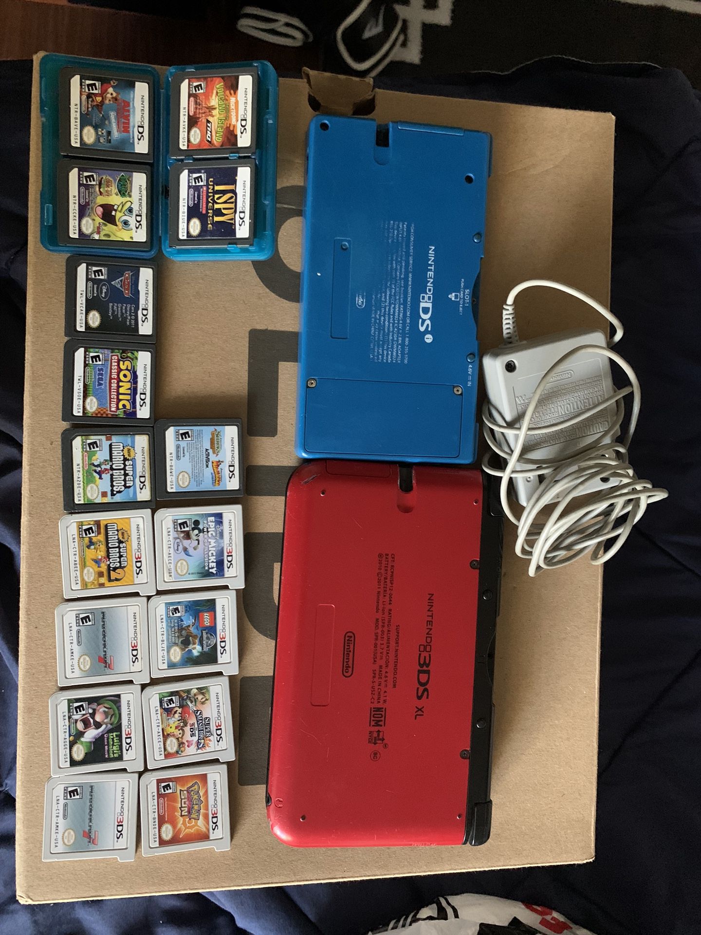 Nintendo Ds and Ds XL With Games 