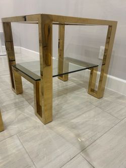 Metal Side Table
