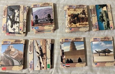 141 Desert Storm Collector Cards 