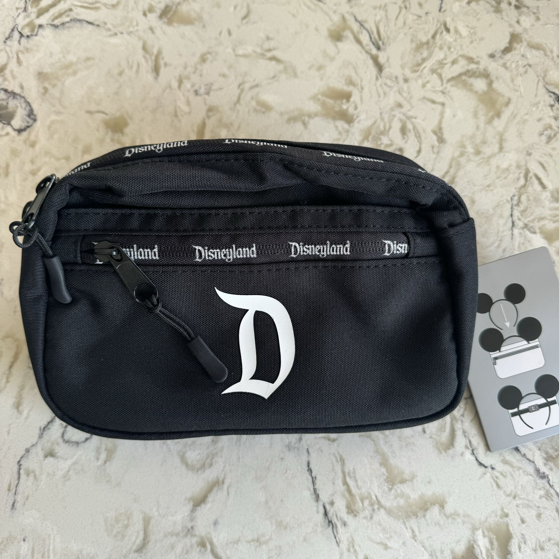 Disneyland resort, 2024 black fanny pack bag collection