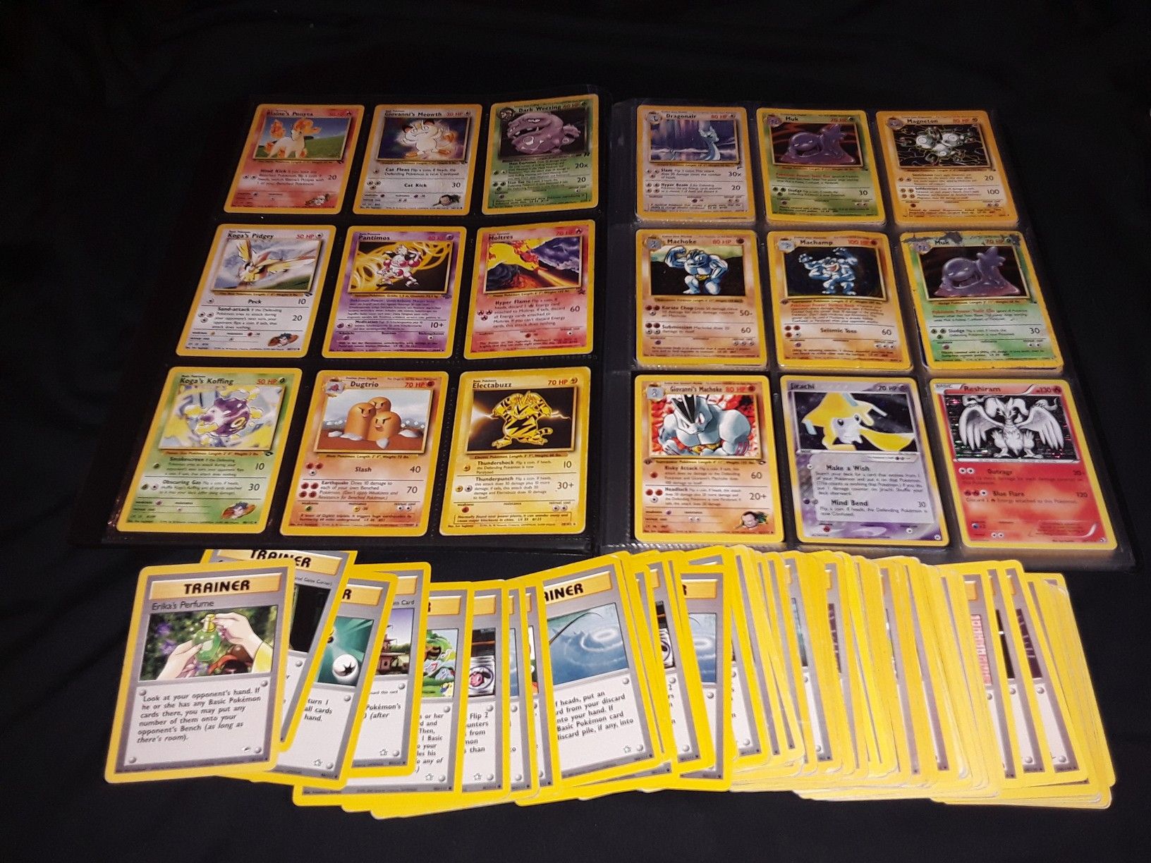 Pokemon cards Vintage binder collection