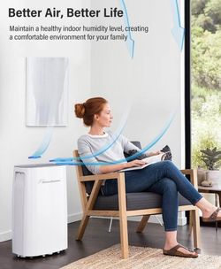 New Dehumidifier Multi Setting 1 Gallon Tank 50 Pint  4500 Sq Ft