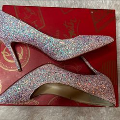 Christian Louboutin Glitter Heels !