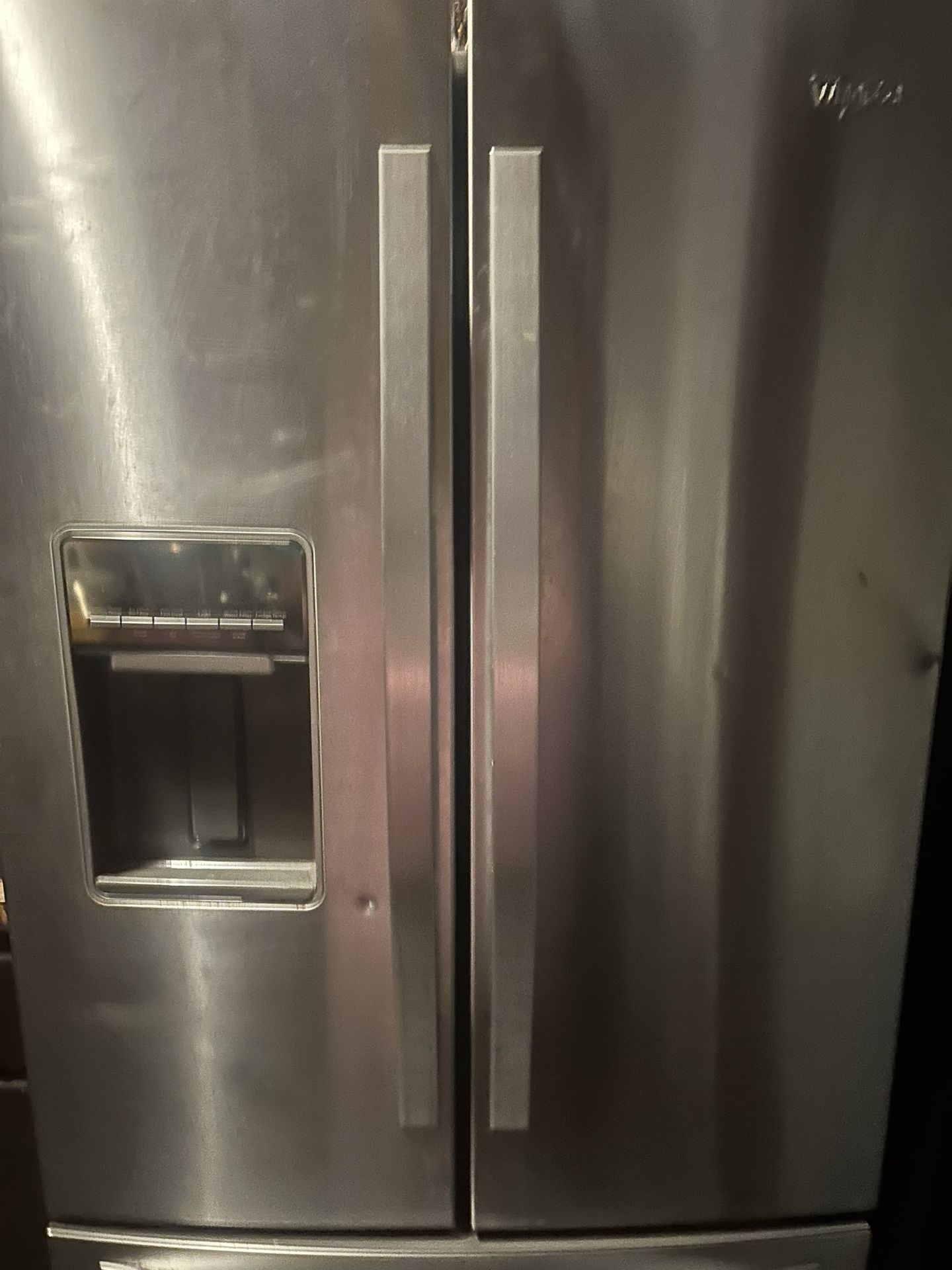 whirlpool 3 door fridge 