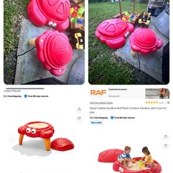Matching Step2 Crab Sandbox + Sand Table — 30 for Both!