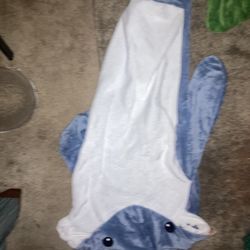 Shark sleeping blanket full body for kids